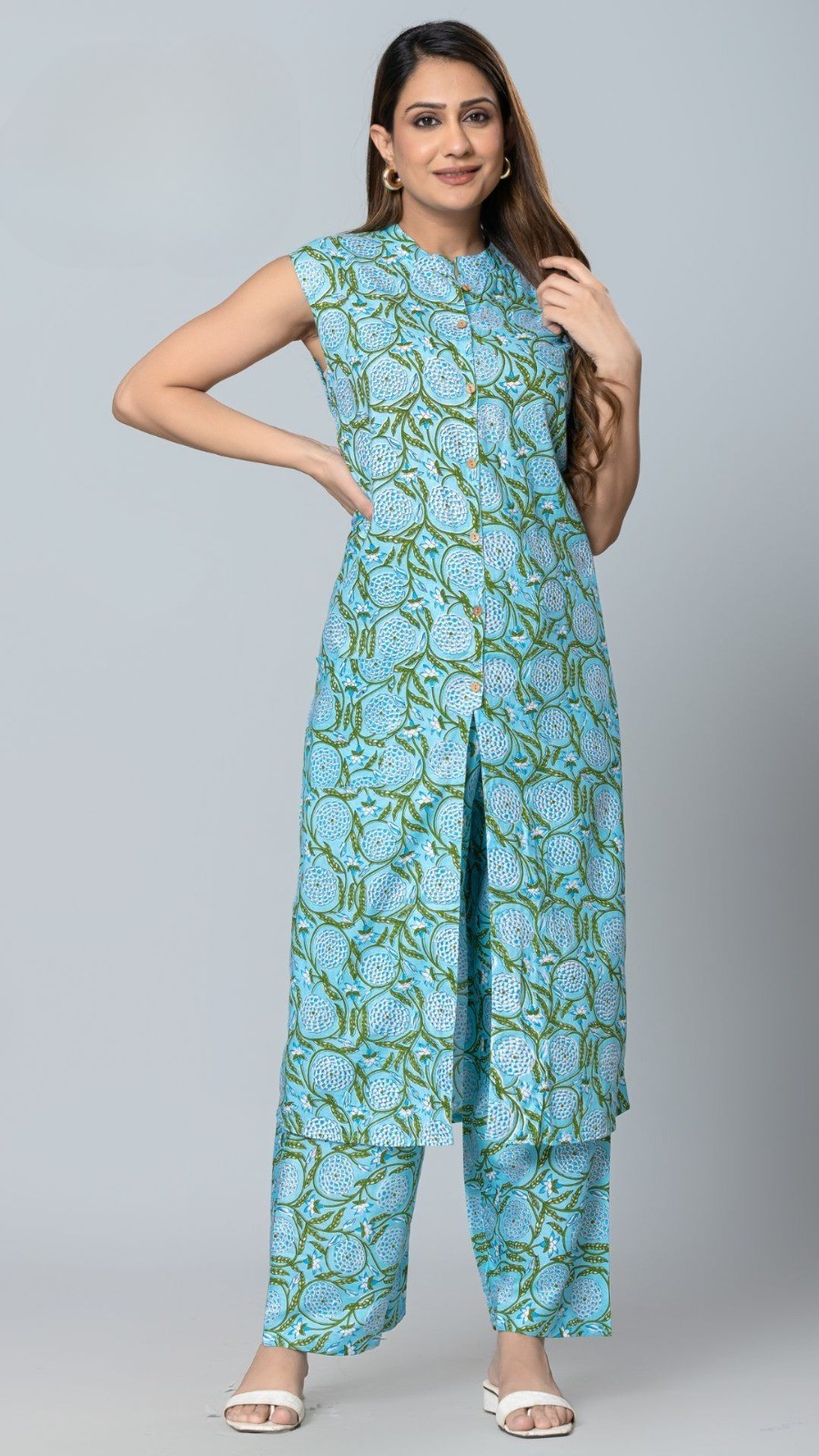 Tropical Bloom Printed Co-Ord Set