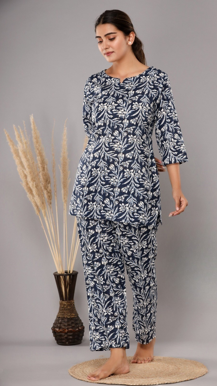 Midnight Ivy Cotton Co-ord Set