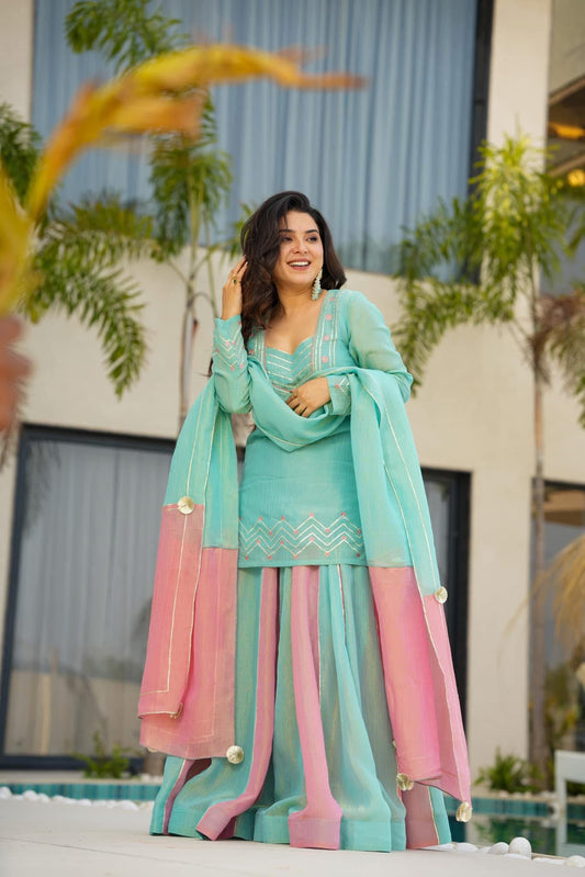 Pastel Dream Sharara Set