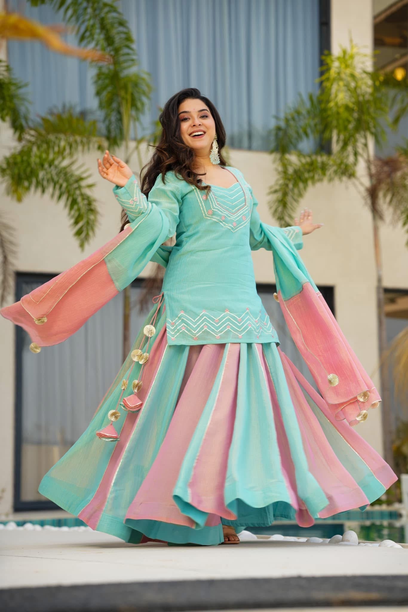 Pastel Dream Sharara Set