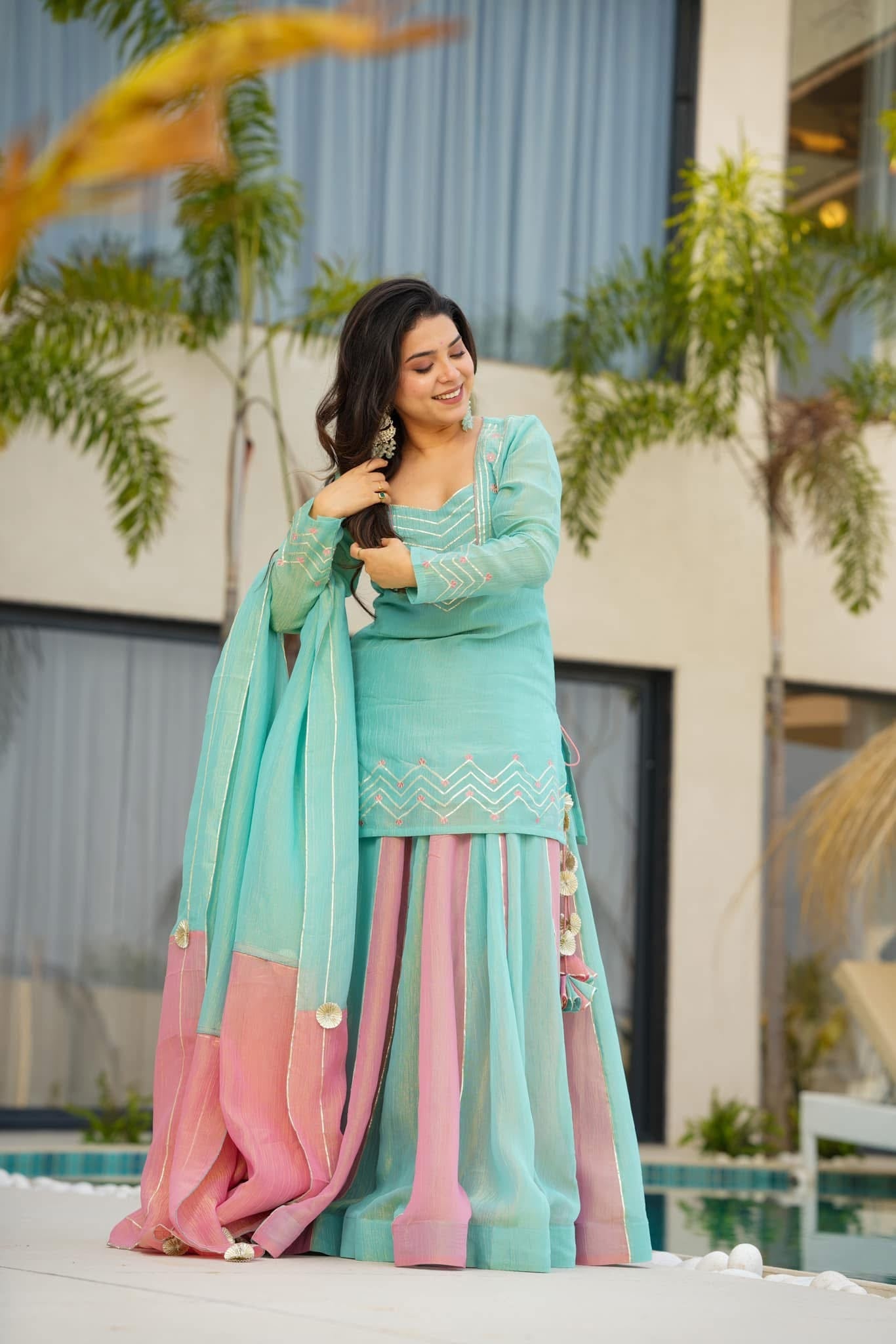 Pastel Dream Sharara Set