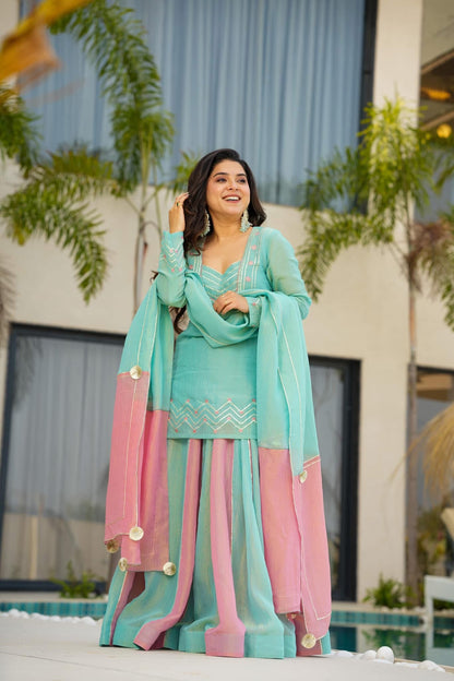 Pastel Dream Sharara Set